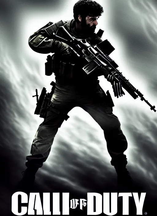 Prompt: call of duty poster