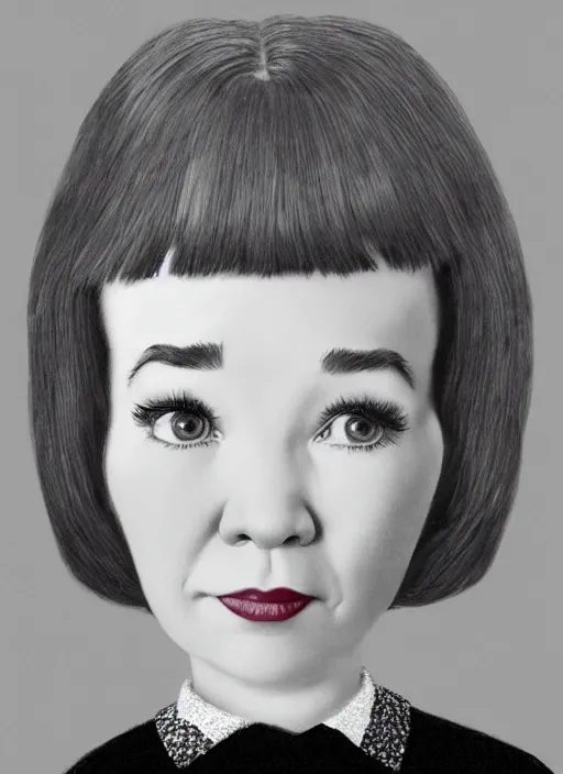 Prompt: young shirley Maclaine as a mark ryden doll, detailed digital art, trending on Artstation