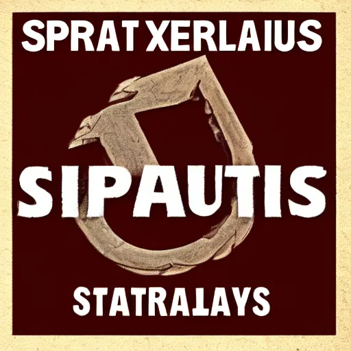 Prompt: spartacus logo