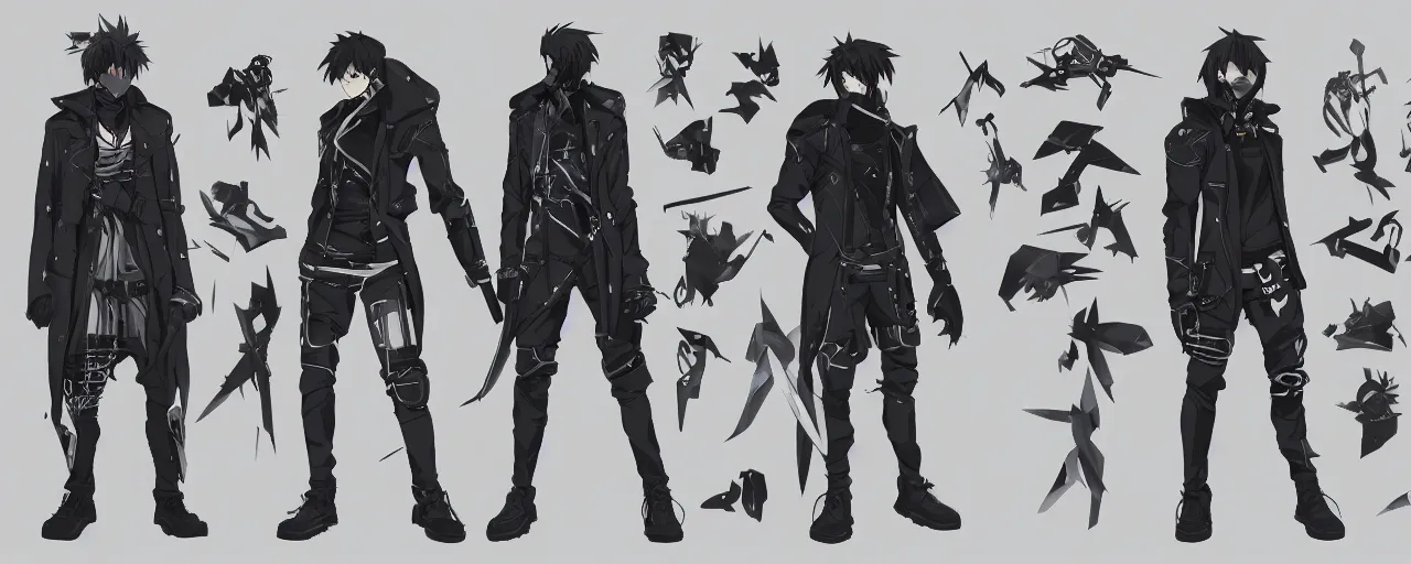 ArtStation - Anime Male Character Design