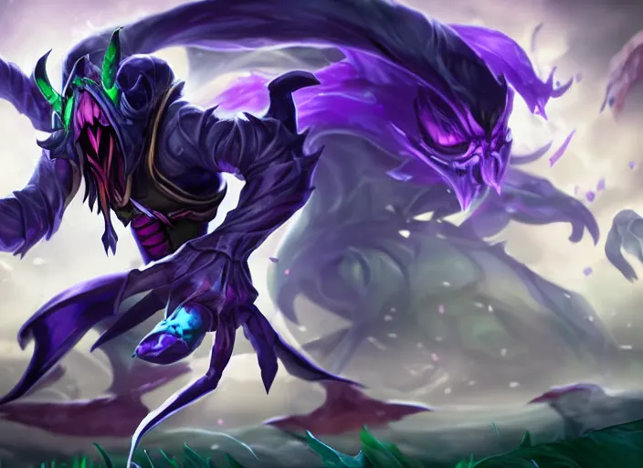 Image similar to champion splashart of poisonous spirit