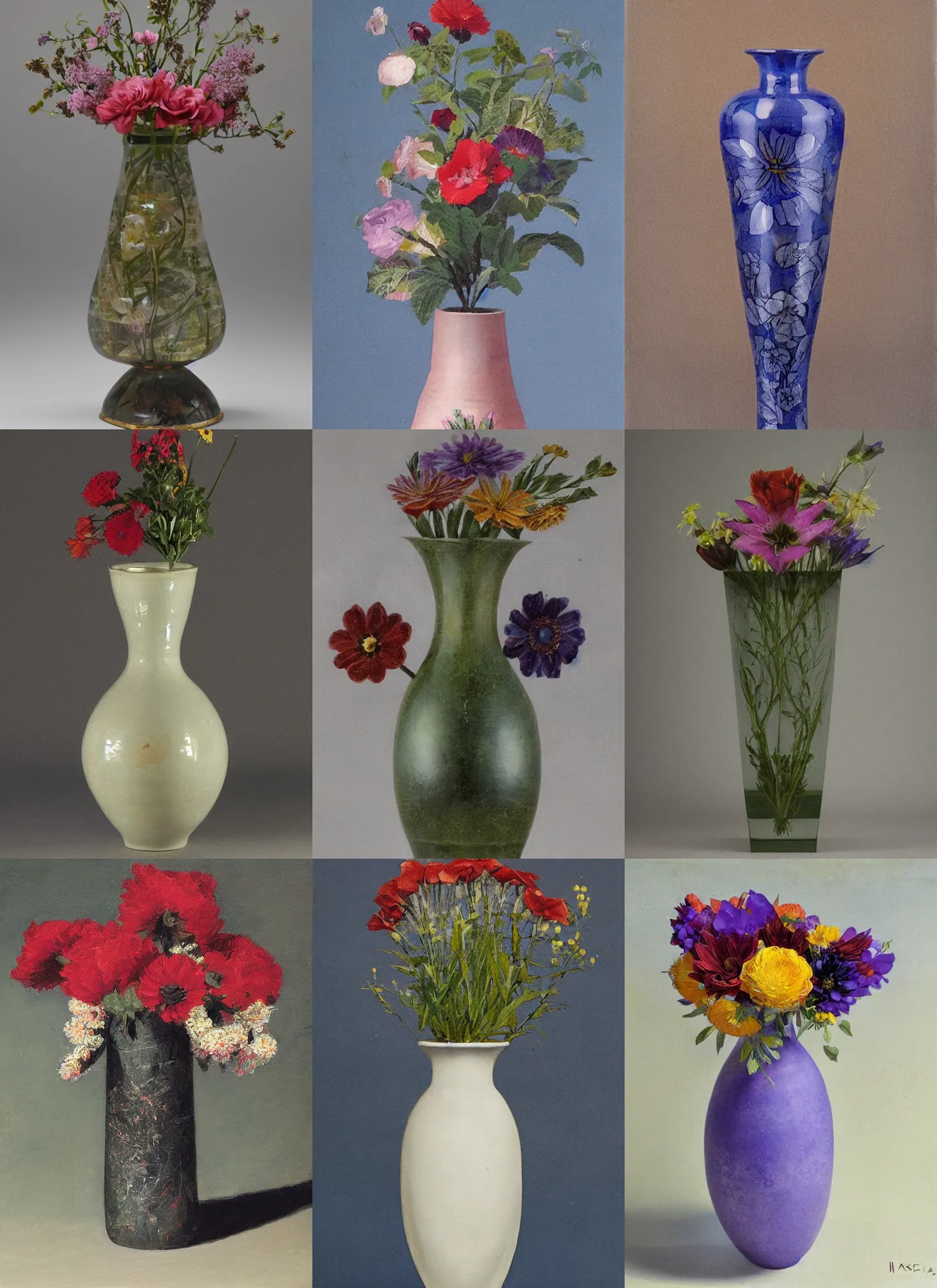 Prompt: a flower vase by Ivan Seal