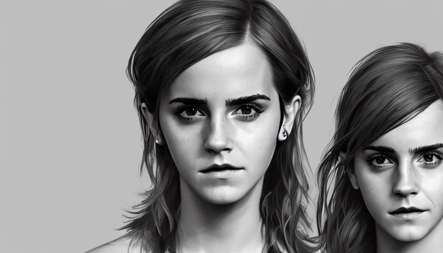 Image similar to Emma Watson is an android, hyperdetailed, artstation, cgsociety, 8k