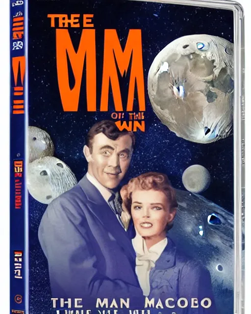 Prompt: 'The Man Who Married The Moon!' blu-ray DVD case still sealed in box, ebay listing