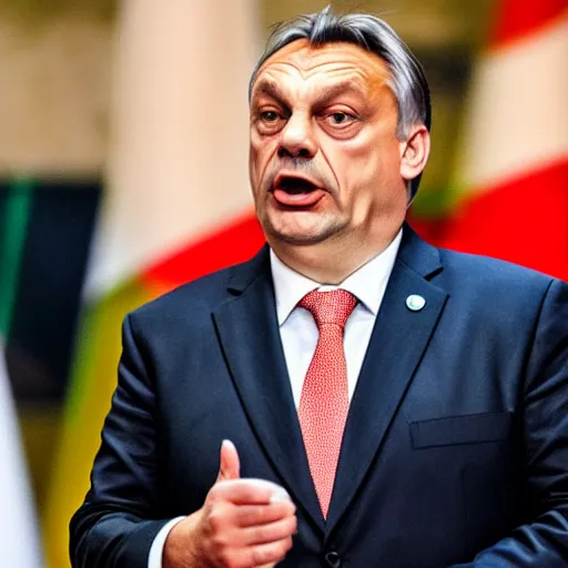 Image similar to Viktor Orban Starving