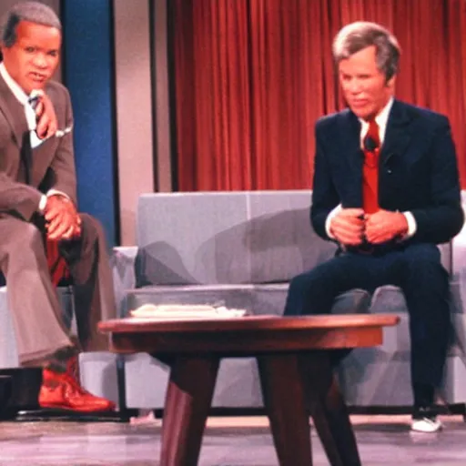 Prompt: lamar davis on the johnny carson show