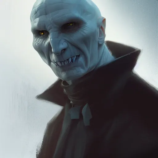 Image similar to Voldemort,Greg rutkowski, Trending artstation, cinematográfica, digital Art