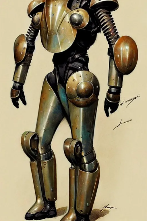 Image similar to ( ( ( ( ( 1 9 5 0 s retro future art deco exoskeleton armor design. muted colors. ) ) ) ) ) by jean - baptiste monge!!!!!!!!!!!!!!!!!!!!!!!!!!!!!!