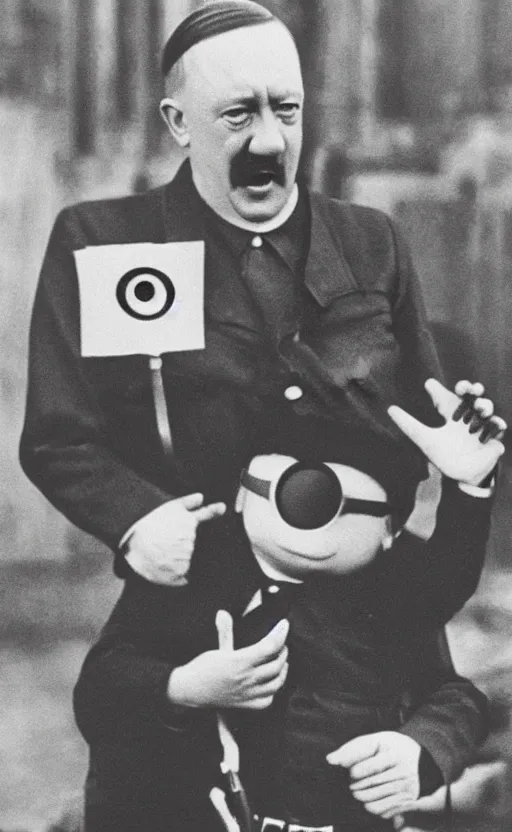 Prompt: hitler as a minion