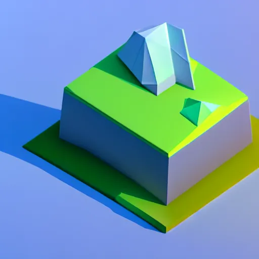 Image similar to isometric 3 d canon, low poly, soft render, handpaint texture, blender, 3 dcoat