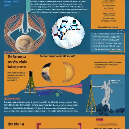 Image similar to infographic showing the anatomy of the moon