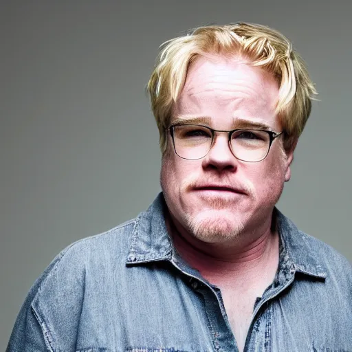 Prompt: dslr photo portrait still of 5 4 year old age 5 4 phillip seymour hoffman at age 5 4!!!, 8 5 mm f 1. 8