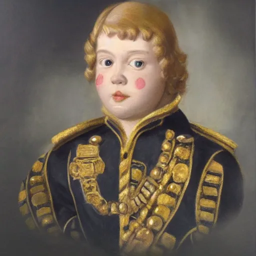 Image similar to detailed painting portrait of Prince Xavier of Bourbon-Parma 4K details