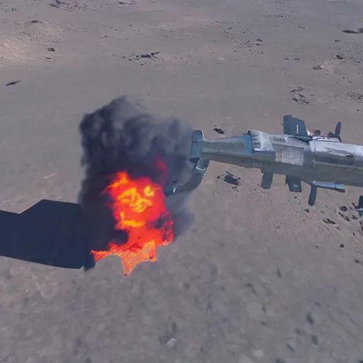 Prompt: Kharak is burning