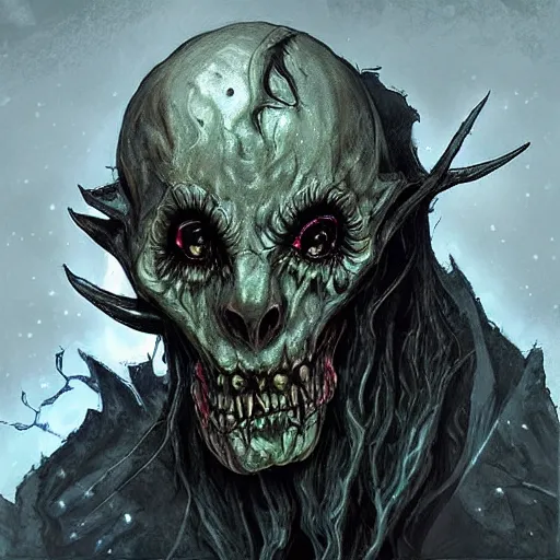 Prompt: “ a skinwalker that looks like vecna from d & d, horror, scifi fantasy, epic, highly detailed, hq, trending on artstation ”