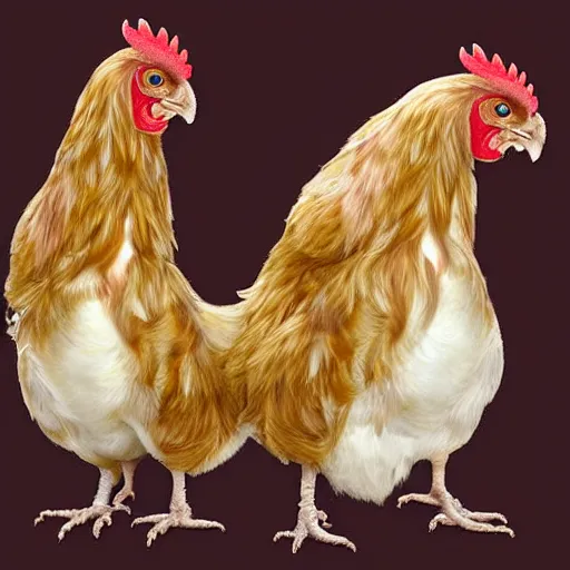 Prompt: if cerberus was a chicken.