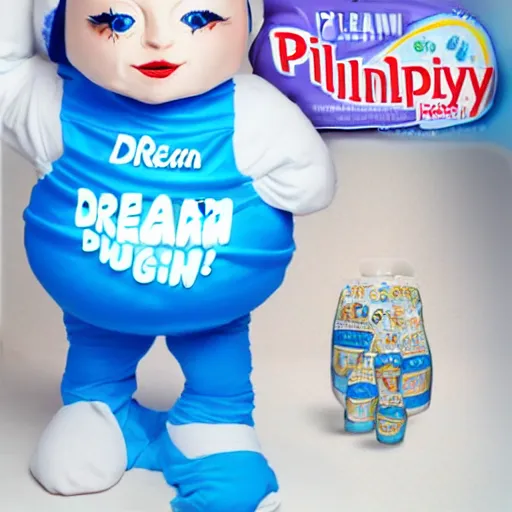 Prompt: !dream gender swapped Pillsbury dough boy