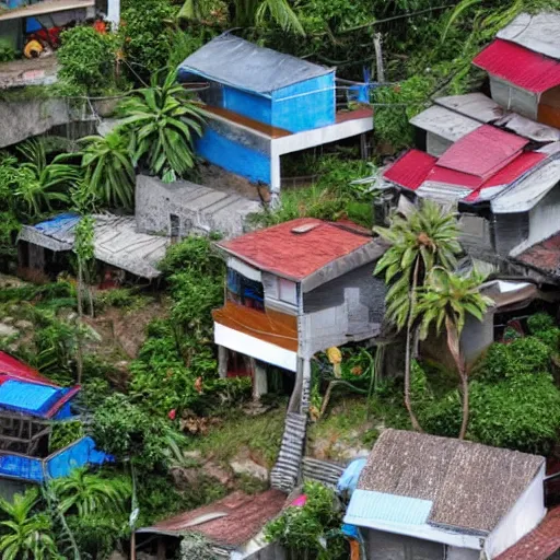 Image similar to rio de janeiro house. the house is in a favela. extremely detailed. by glen billy. hyper - realistic, 8 k