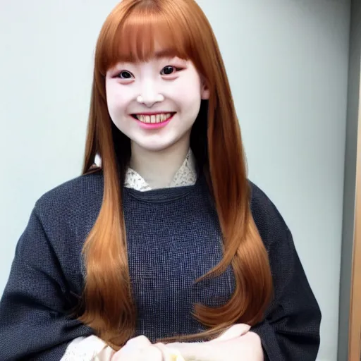 Prompt: Chuu from LOONA laughs at your last.fm account