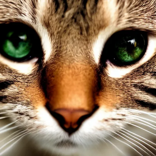Image similar to adorable cat, closeup, realistic, cinematic