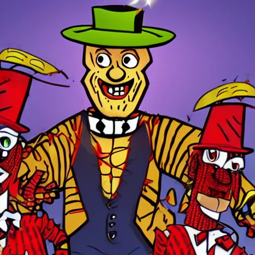 Image similar to Freddy Krueger Saturday Morning Cartoon show