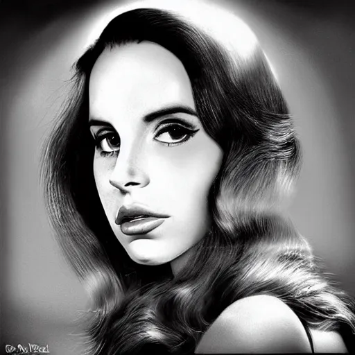 Image similar to Lana del rey album cover, photorealistic