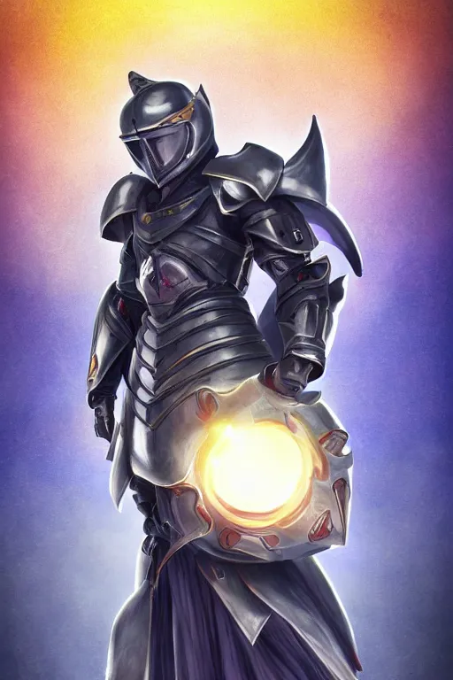 Image similar to helmet armor guardian destiny in witch queen illumination ray tracing hdr fanart arstation by sung choi robot ninja mask and eric pfeiffer and gabriel garza and casper konefal