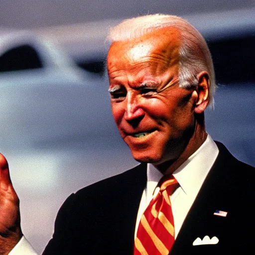 Image similar to mr. t joe biden, detailed facial expressions, 1 9 8 0 s aesthetic