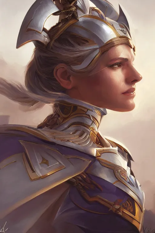 Image similar to amazon valkyrie athena, d & d, fantasy, portrait, highly detailed, headshot, digital painting, trending on artstation, concept art, sharp focus, illustration, art by artgerm and greg rutkowski and magali villeneuve