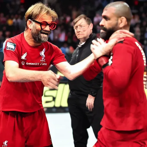 Prompt: jurgen klopp's ufc debut