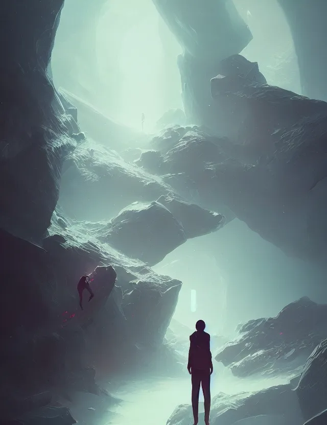 Image similar to liminal space, artwork by tooth wu and wlop and beeple and greg rutkowski