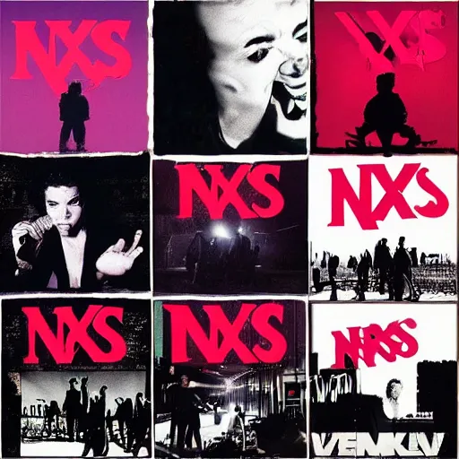 Prompt: INXS album art