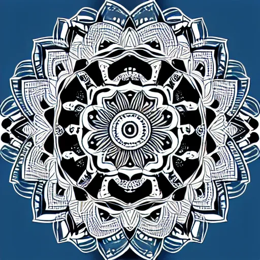 Image similar to mandala, vector art, detailed