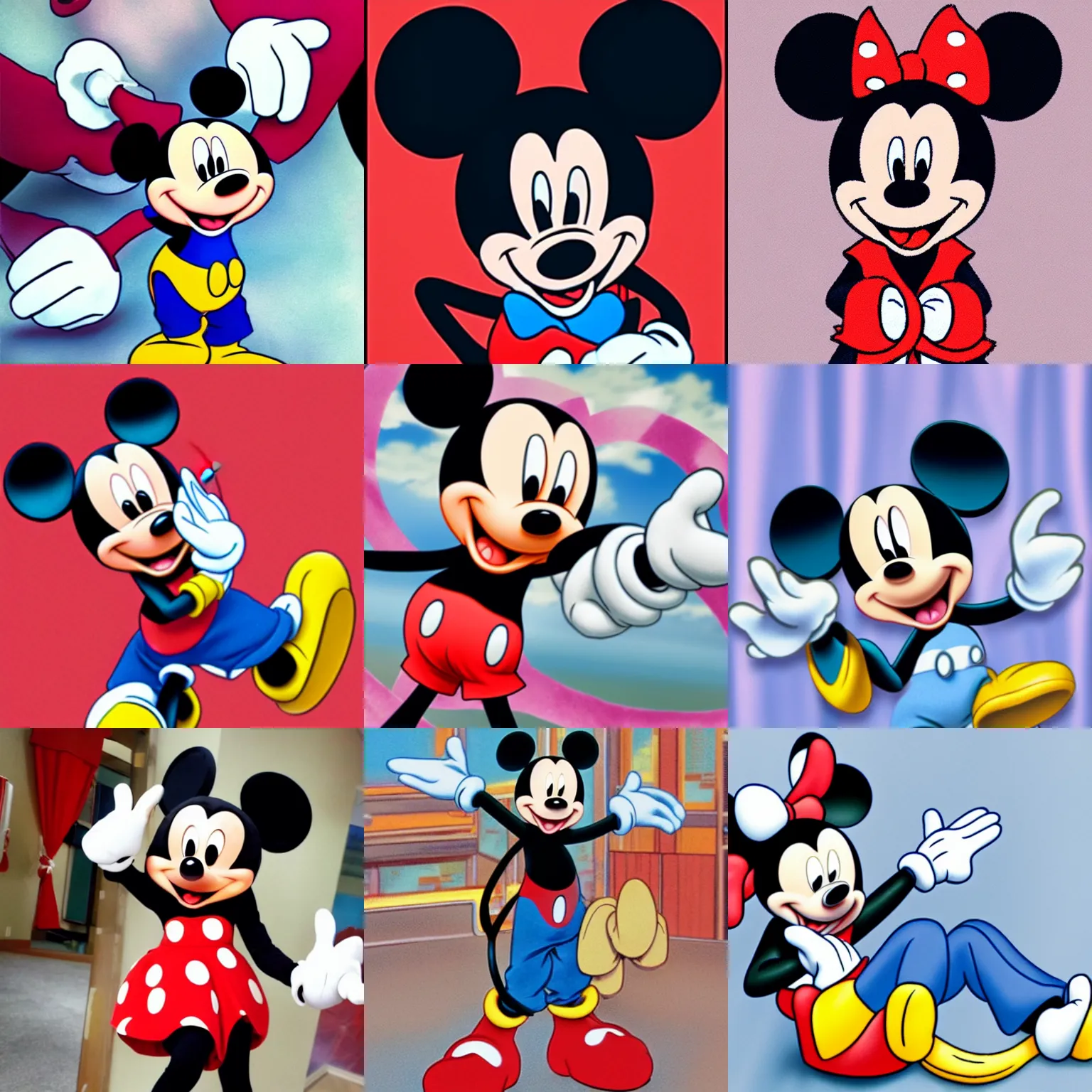 Prompt: mickey mouse as an anime girl