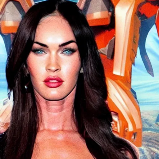 Image similar to megan fox as a transformer