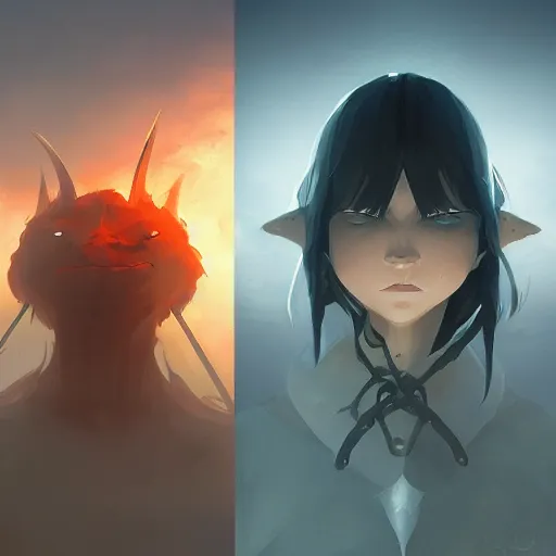 Image similar to face icon stylized minimalist demons souls, loftis, cory behance hd by jesper ejsing, by rhads, makoto shinkai and lois van baarle, ilya kuvshinov, rossdraws global illumination