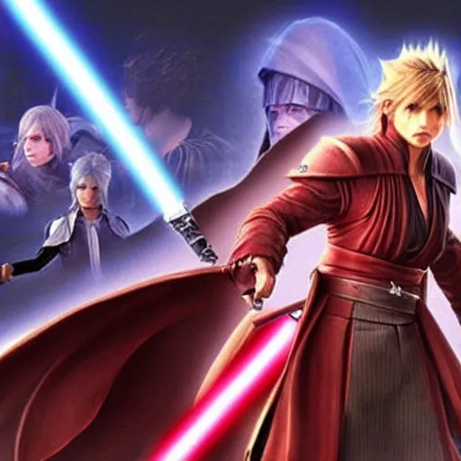 Prompt: final fantasy: return of the sith