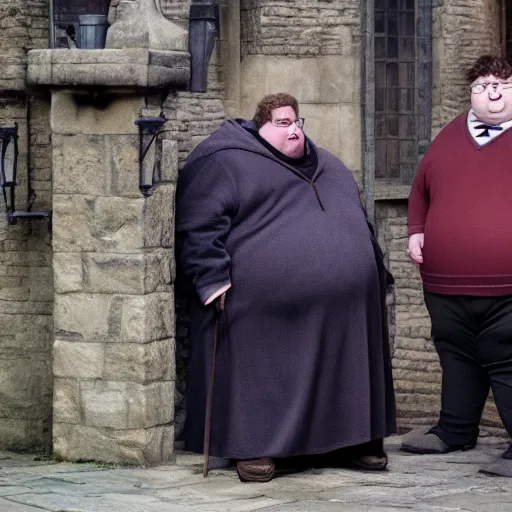 Image similar to obese harry potter, 4 k