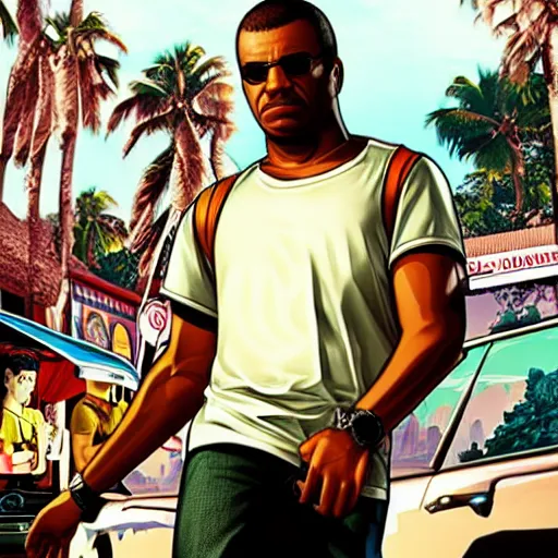 Prompt: grand theft auto san andres the movie, movie poster, cinematic