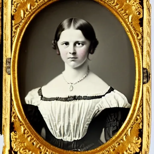 Image similar to a german young adult princess, circa 1 8 5 4