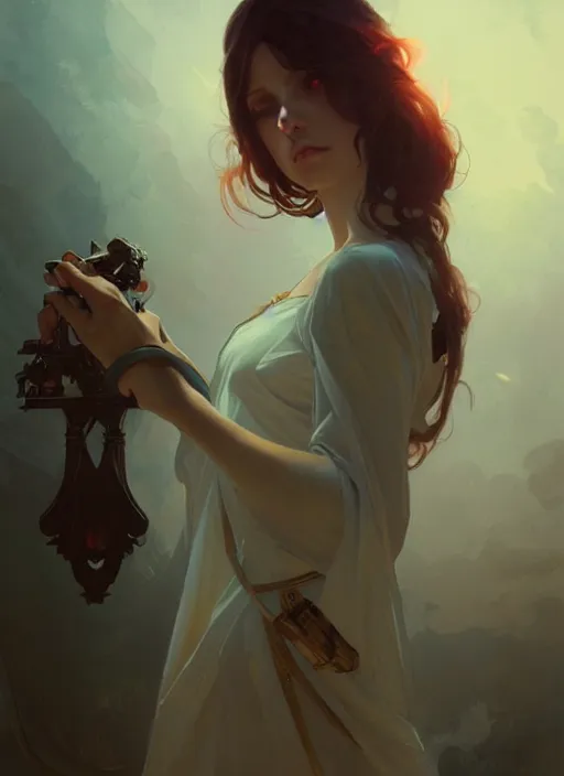 Image similar to the death of sibyl vane, digital painting, artstation, concept art, smooth, sharp focus, illustration, art by artgerm and greg rutkowski and alphonse mucha