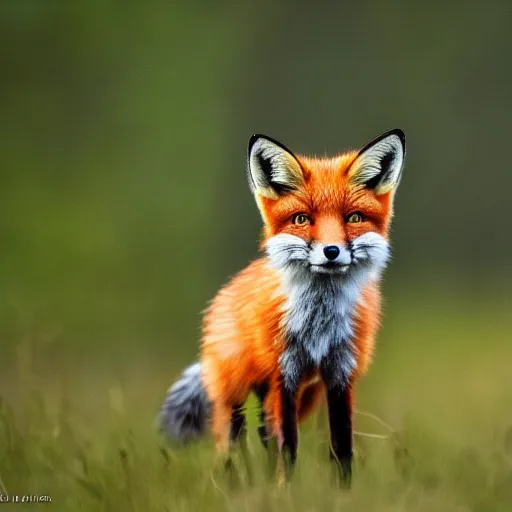 Prompt: a national geographic award winning photograph of a fox, nature photography, 4k, HD