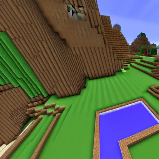 Prompt: smooth minecraft