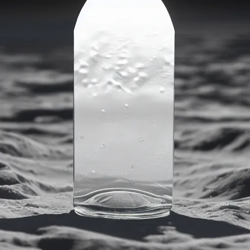 Image similar to A Vodka Bottle on the Moon, 8K, Ultra Detailed, Very Impressive, smooth and sharp focus