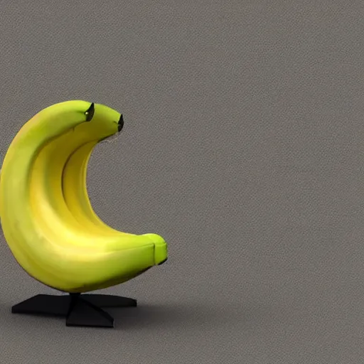 Image similar to design of a banana - shaped chair