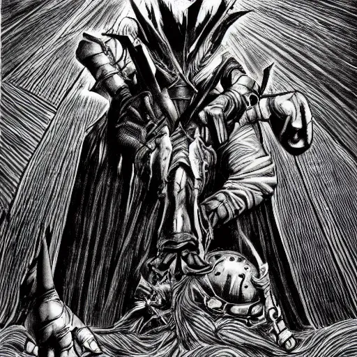 Image similar to Salvation by Kentaro Miura