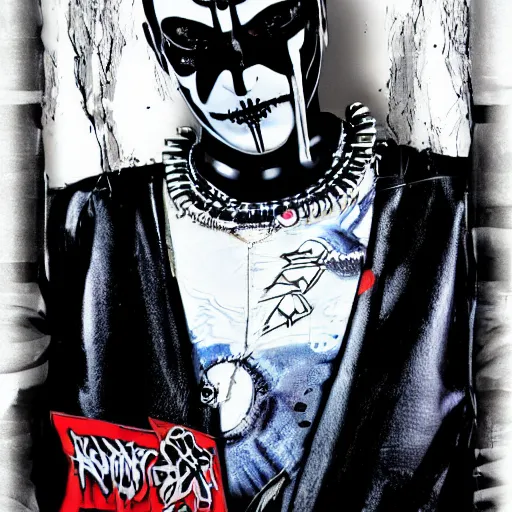 Image similar to juggalo robocop