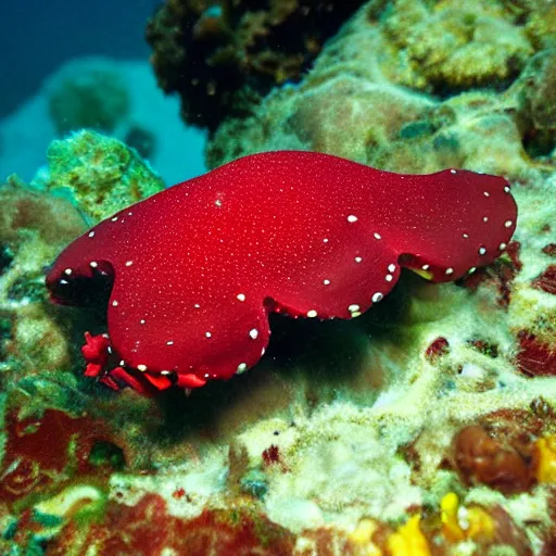 Prompt: crimson cuttlefish