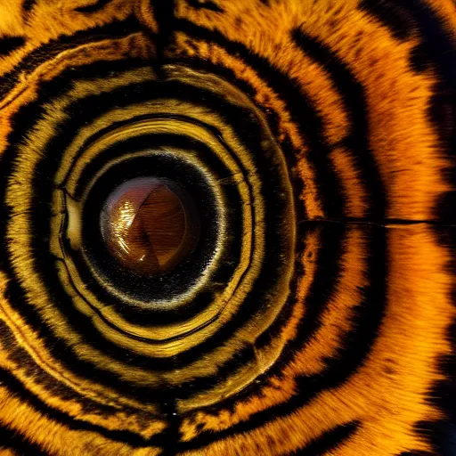 Prompt: film still of an tiger eye, 8k,