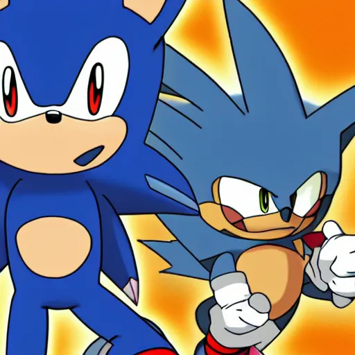 Image similar to pokemon that looks like sonic the hedgehog in pokemon style